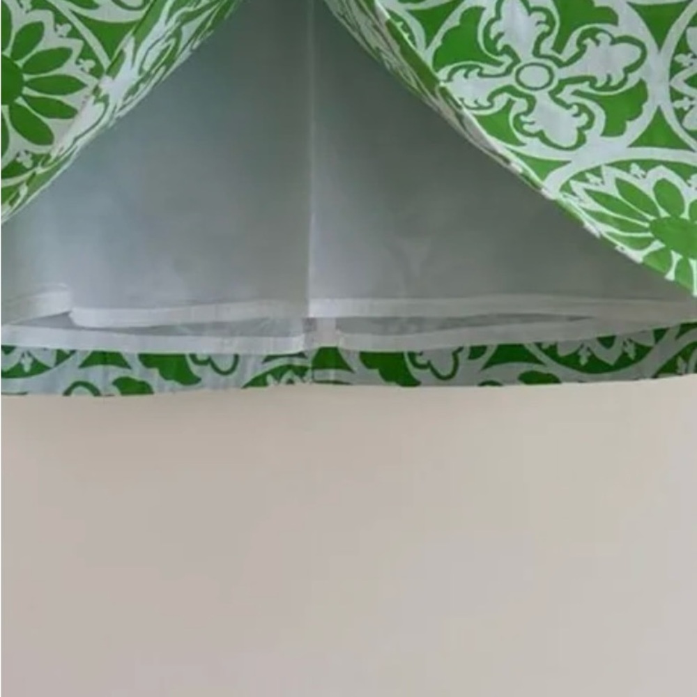 Lilly Pulitzer Green and White A-Line Midi Skirt - Picture 2 of 4
